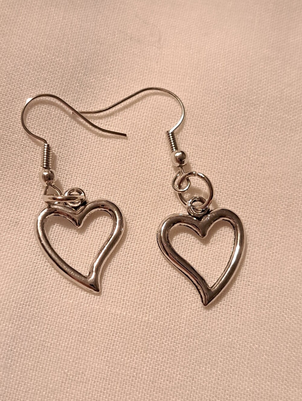 Silver Heart Earrings